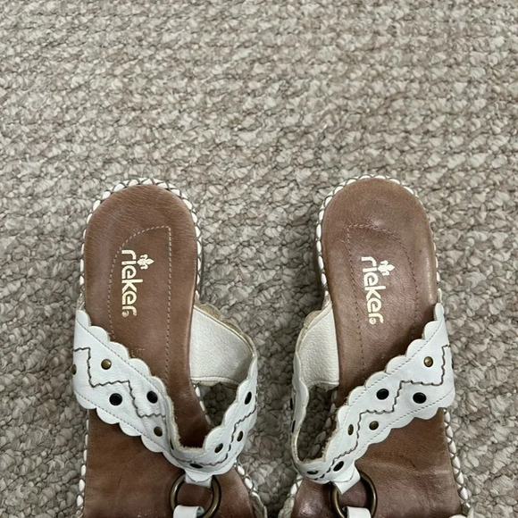 Rieker sandals white size  40 - Picture 3 of 9